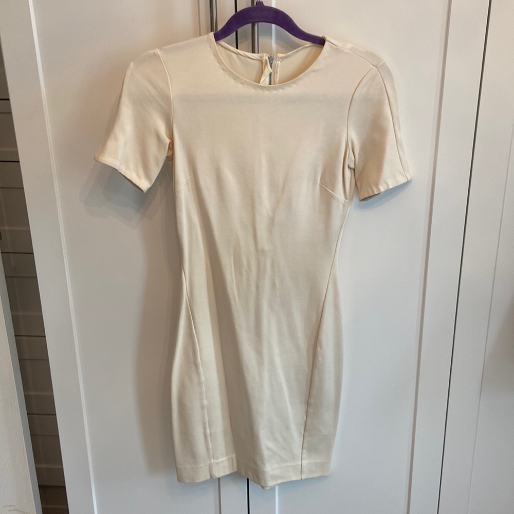 Wilfred body con jersey dress